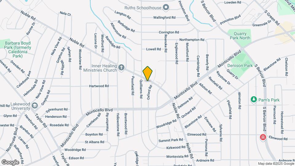 2502 Noble Rd Mapa y Detalles de la Ubicación