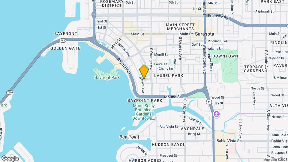 615 S Palm Ave Map and Location Details