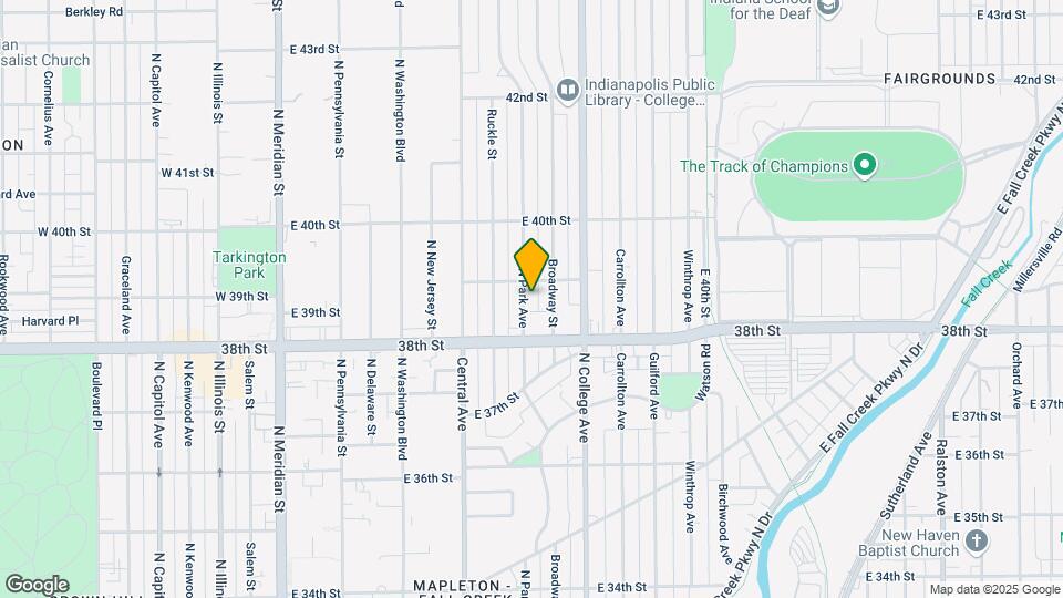3847 N Park Ave Map and Location Details
