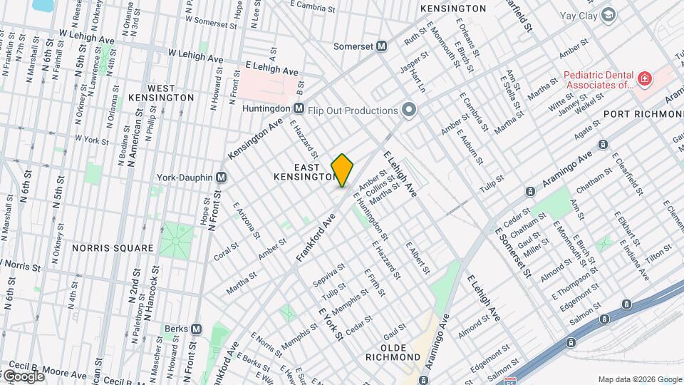 2566 Frankford Ave Map and Location Details