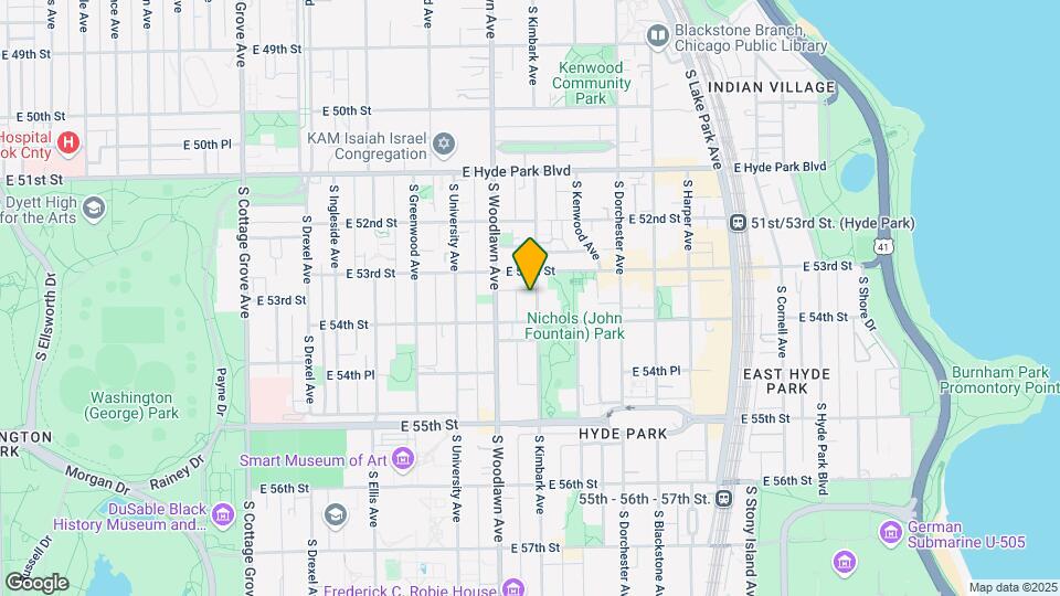 5322-5324 S Kimbark Ave Map and Location Details