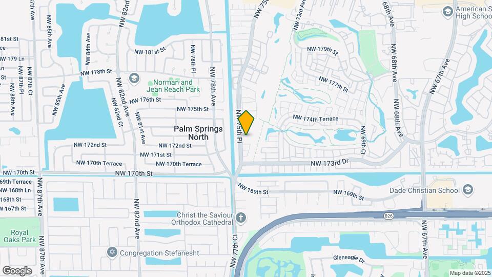 17405 NW 75th Pl Mapa y Detalles de la Ubicación