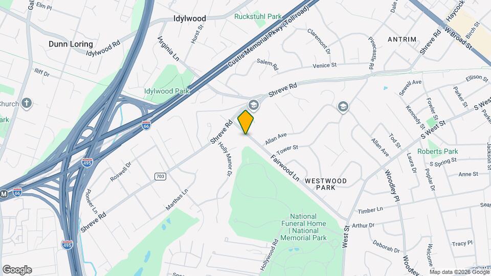 7527 Fairwood Ln Map and Location Details