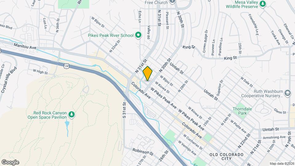 3006 W Pikes Peak Ave Map and Location Details