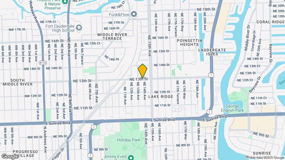 1314 NE 13th St Mapa y Detalles de la Ubicación