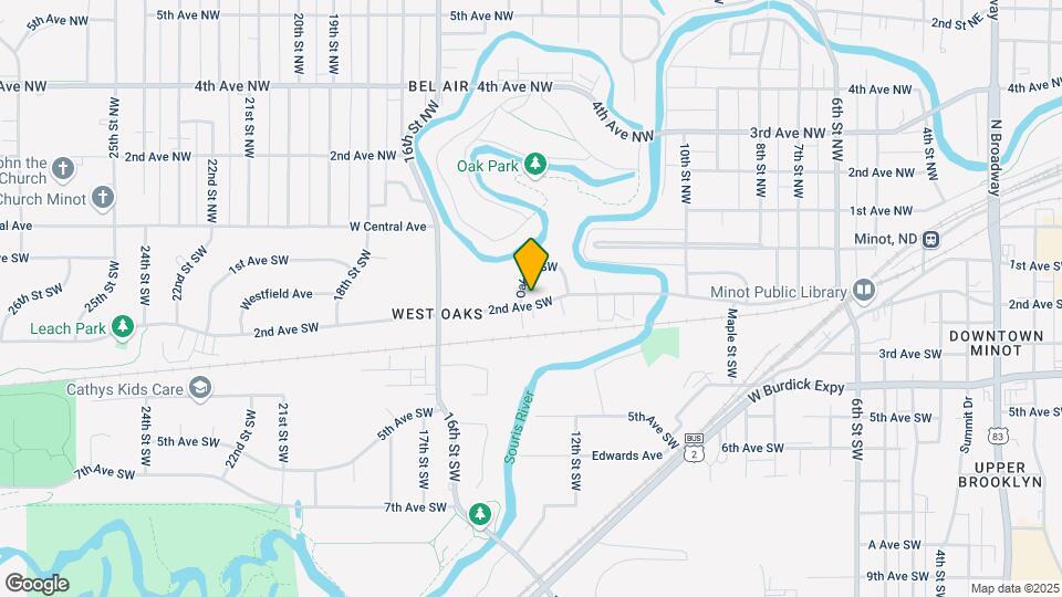 25 Oak Dr SW Map and Location Details