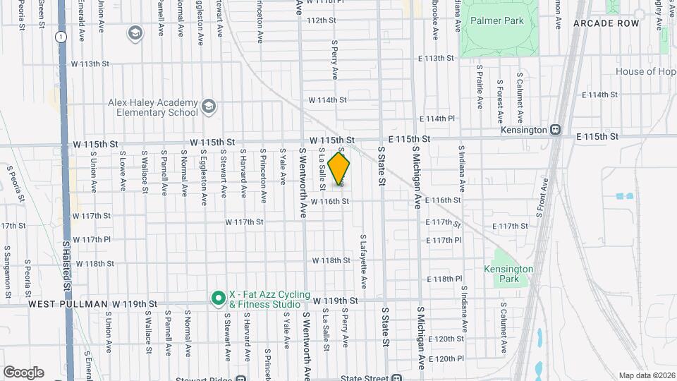 11578 S Perry Ave Map and Location Details