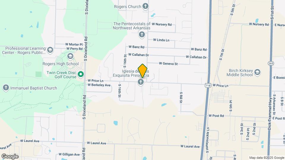1307 W Price Ln Mapa y Detalles de la Ubicación