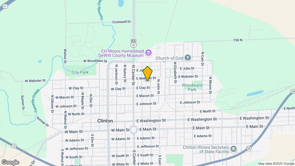 613 N Madison St, Unit 4 Map and Location Details