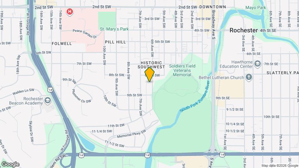 825 6th Ave SW Map and Location Details