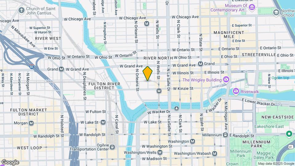 422 N Franklin St Map and Location Details