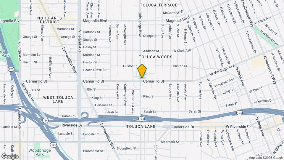 10565 Camarillo St Map and Location Details