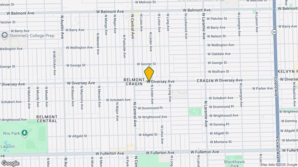 5511 W Diversey Ave Map and Location Details