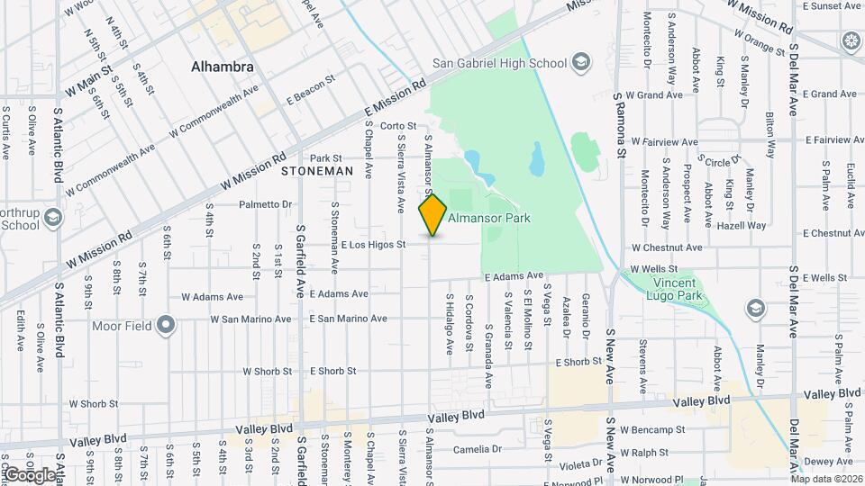 15 E Los Higos St Map and Location Details