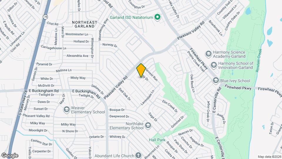 1505 Bergen Dr Map and Location Details