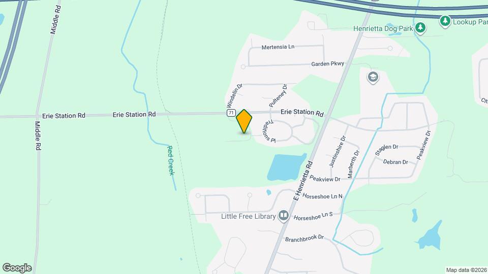 410 Erie Rdg Dr Map and Location Details