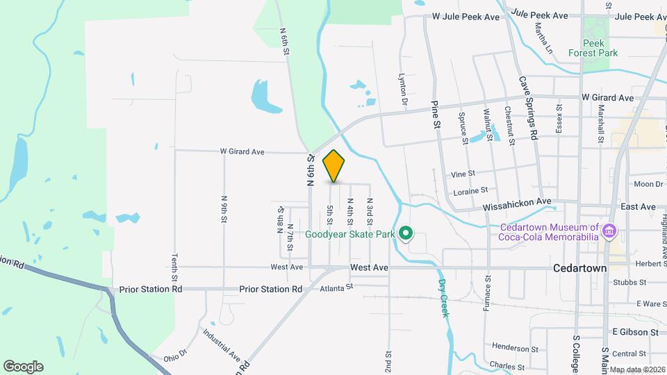 722 Ladue St Map and Location Details