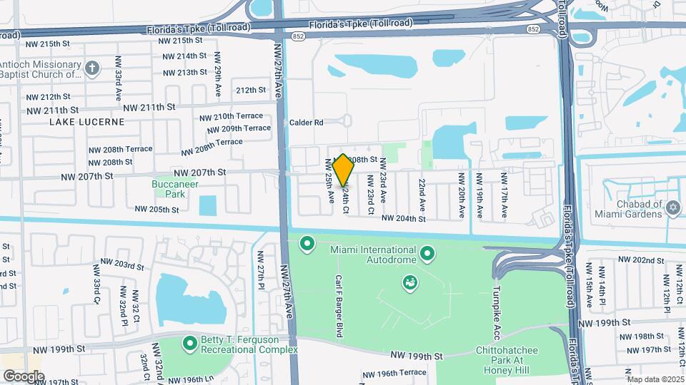 20520 NW 24th Ct Map and Location Details