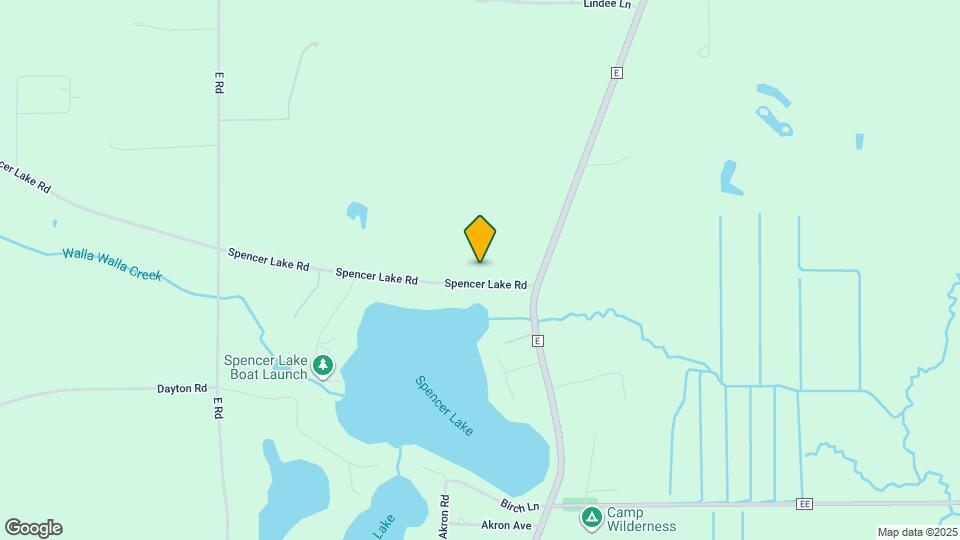 E2512 Spencer Lake Rd Map and Location Details