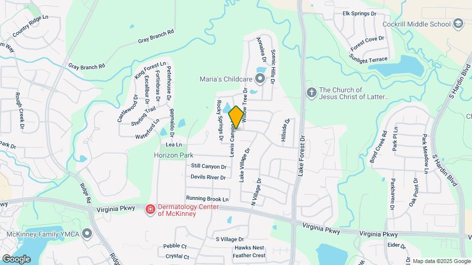 520 Lewis Canyon Ln Map and Location Details