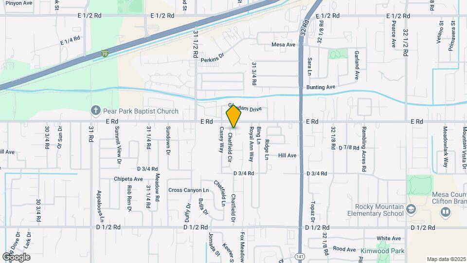 494 1/2 Chatfield Cir Map and Location Details