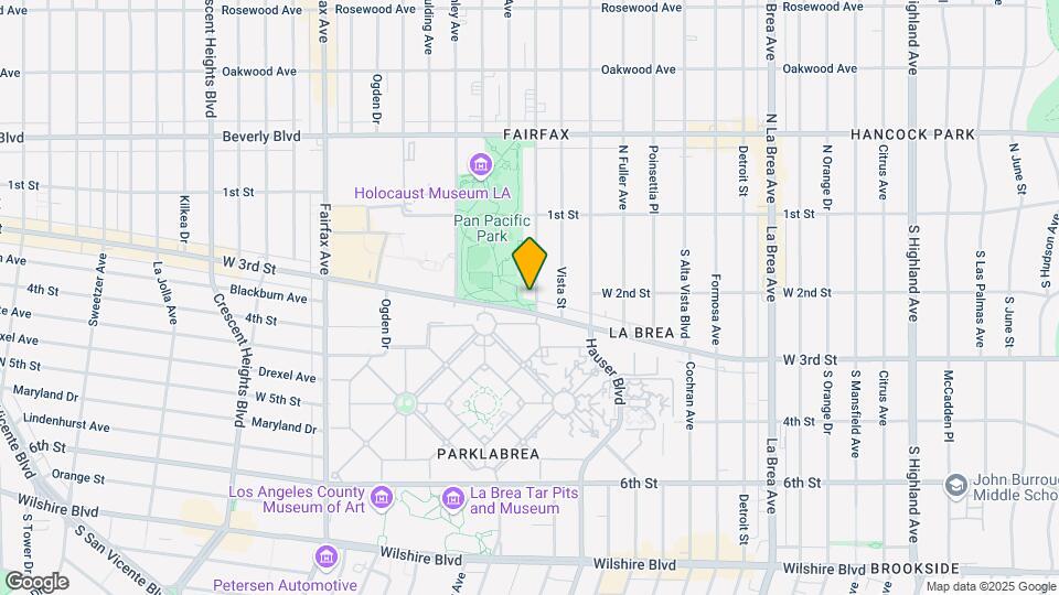 191 S Gardner St Map and Location Details