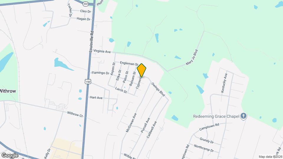 203 Cypress St Map and Location Details