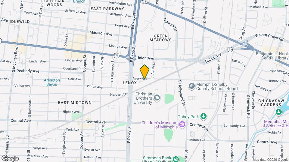 2395 Avery Ave Map and Location Details