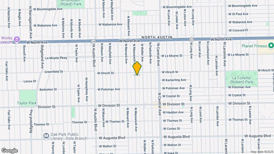 1345 N Massasoit Ave Map and Location Details
