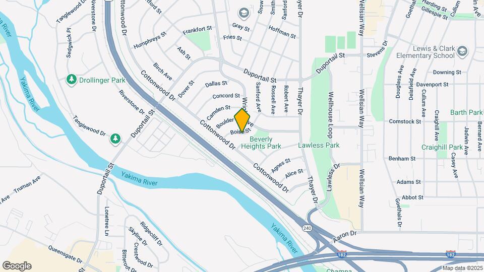 2309 Boise St Map and Location Details