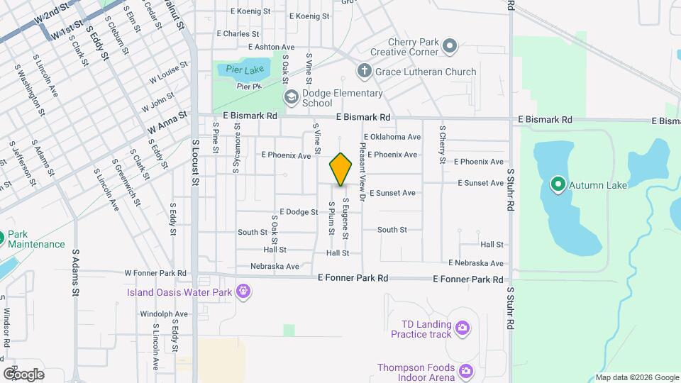 1008 S Eugene St Map and Location Details