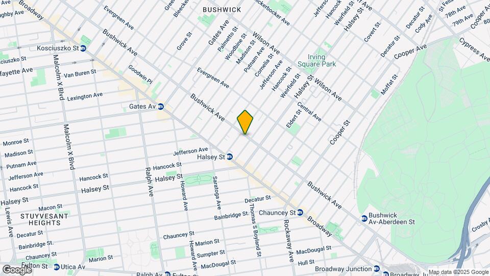1223 Bushwick Ave-Unit -qz Map and Location Details