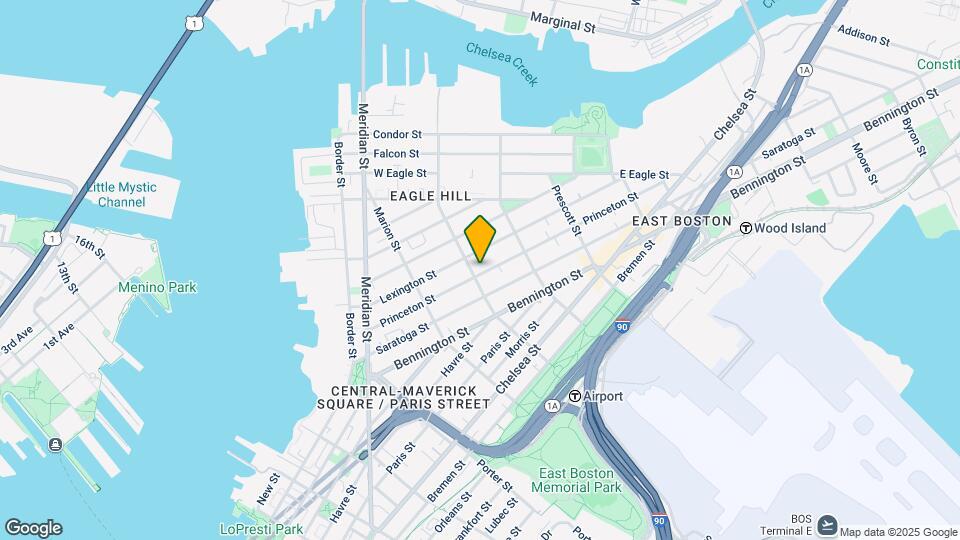 146 Princeton St, Unit #1 Mapa y Detalles de la Ubicación