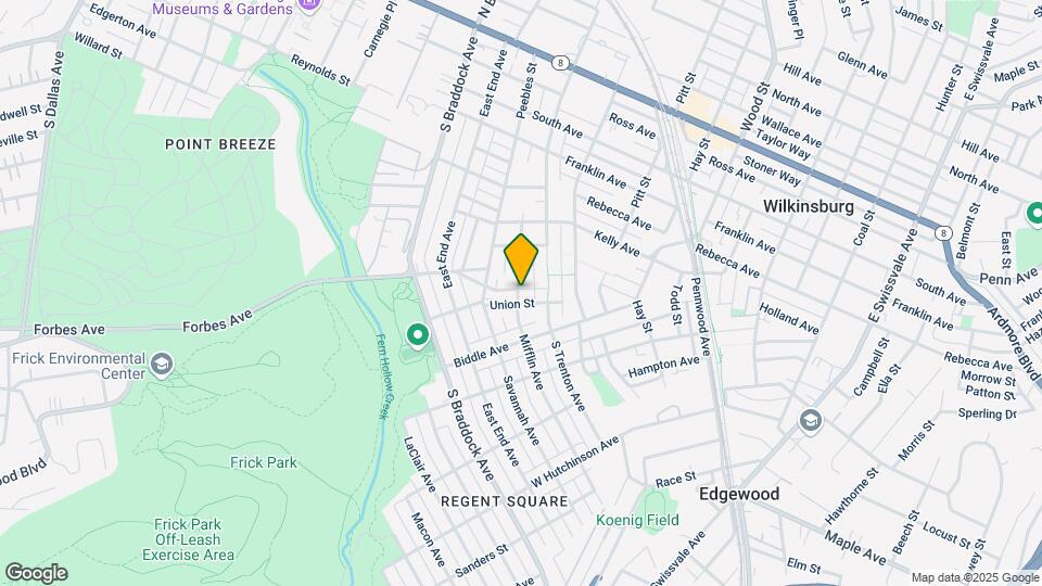 605 Mifflin Ave Map and Location Details