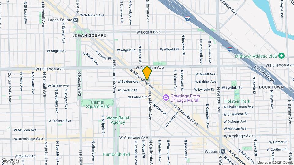 2309 N Milwaukee Ave Mapa y Detalles de la Ubicación