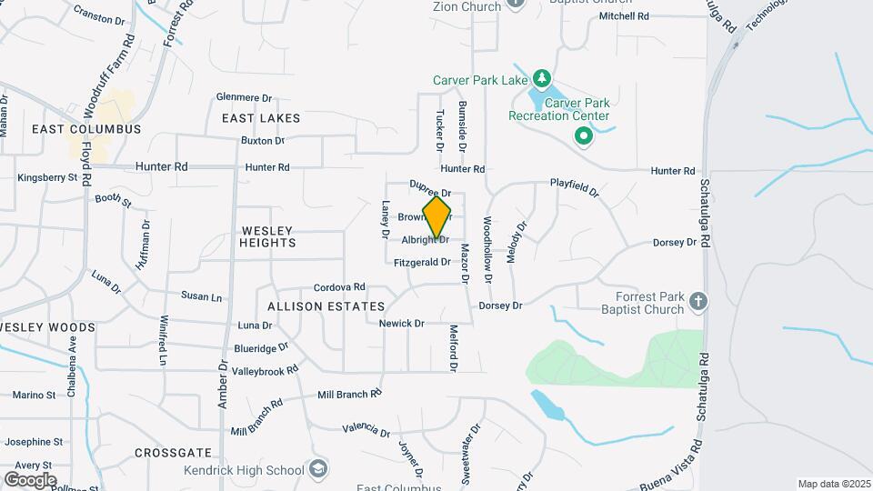 6314 Albright Dr Map and Location Details