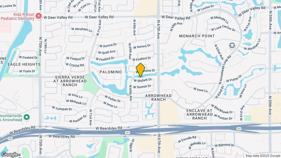 6806 W Skylark Dr Mapa y Detalles de la Ubicación