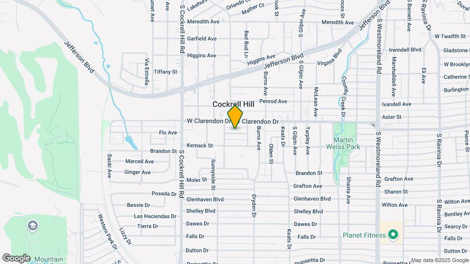 4025 Walker St Map and Location Details