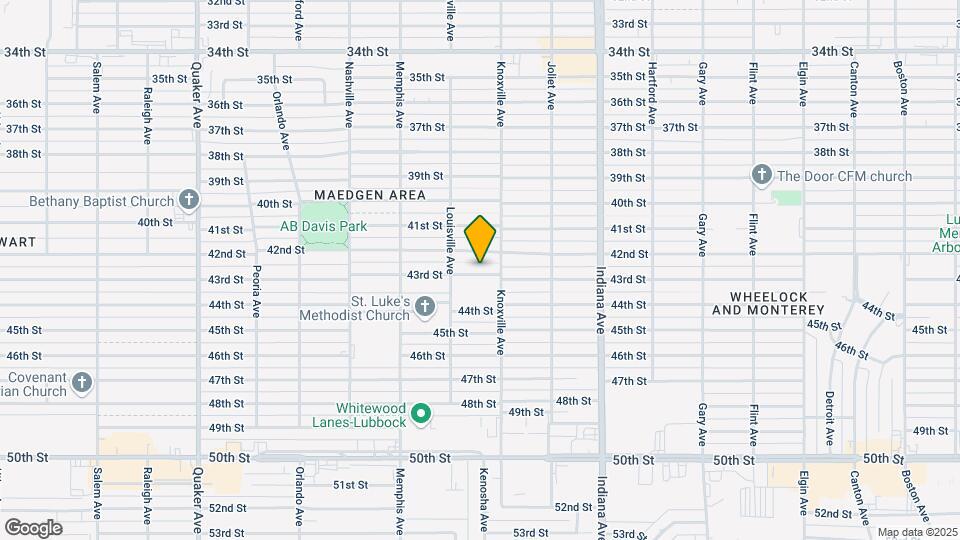 3608 43rd St Map and Location Details