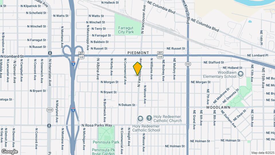 210 N Buffalo St Mapa y Detalles de la Ubicación