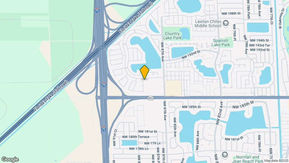 18861 NW 88th Ct Map and Location Details