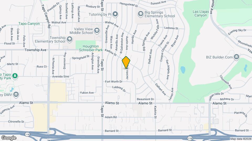 3125 Jacinto Ave Map and Location Details