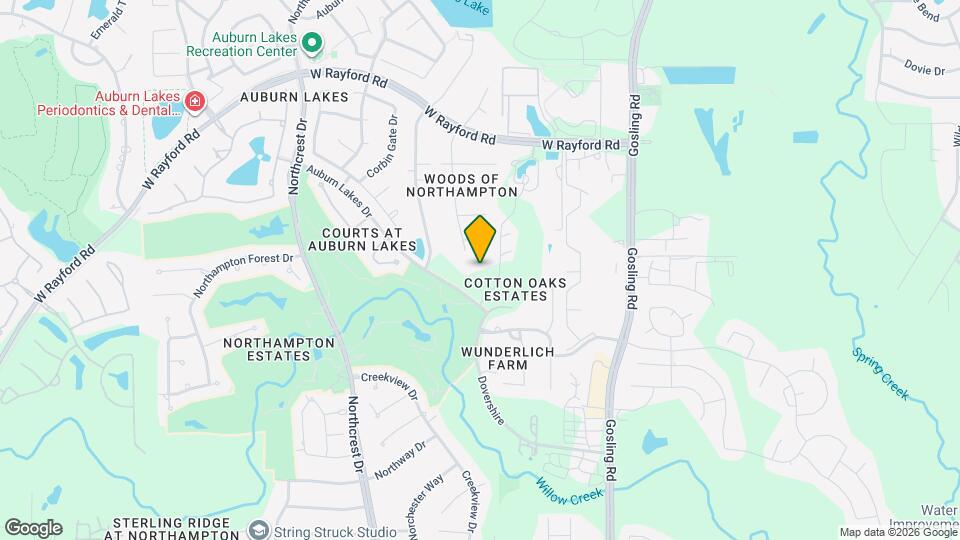 Auburn Lakes Map and Location Details