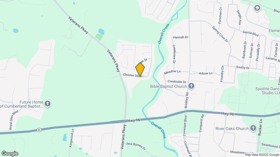 5337 Cloister Dr Map and Location Details