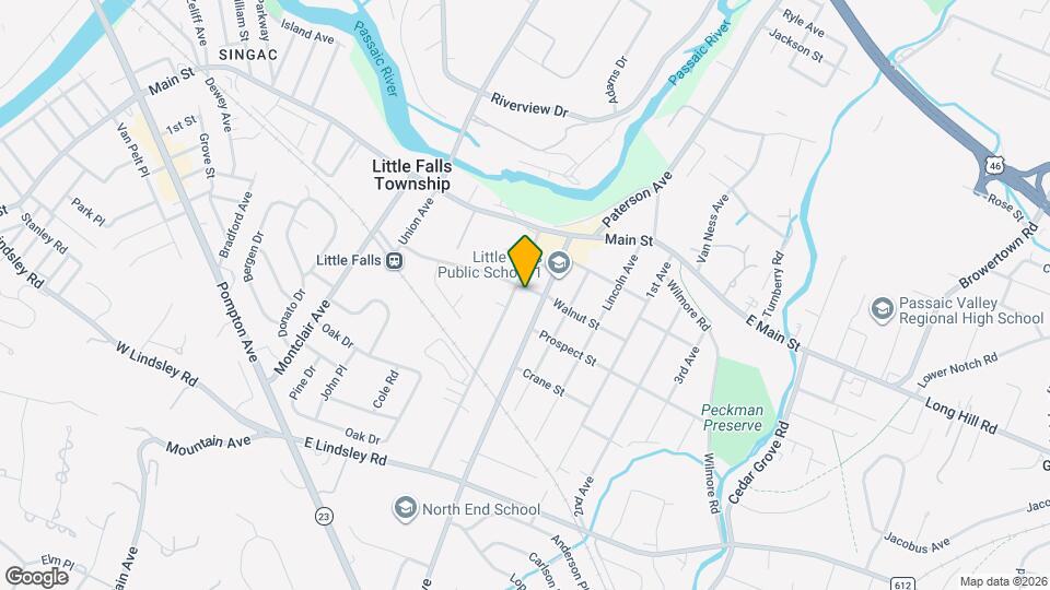 11 Walnut St Map and Location Details