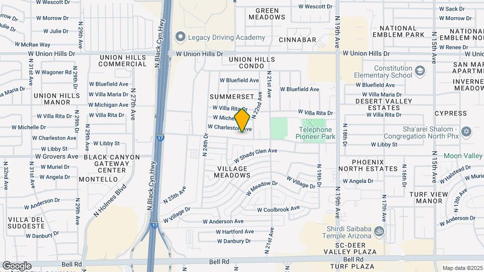 2222 W Morningside Dr Map and Location Details