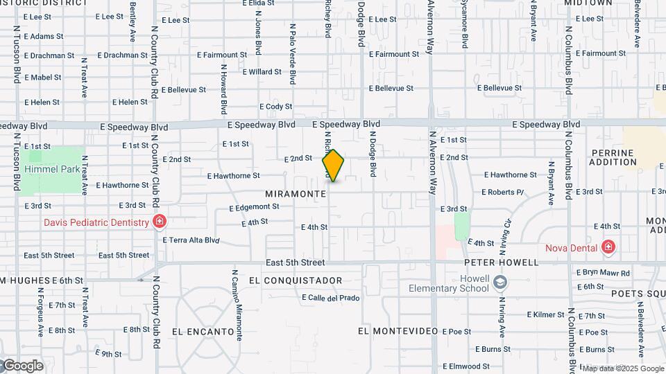 3603 E 3rd St Map and Location Details