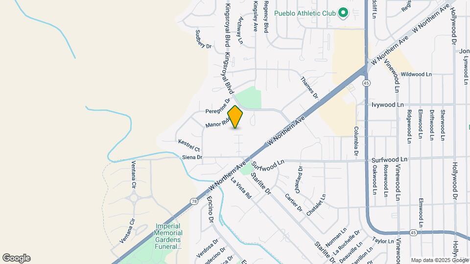 2205 Antelope Way Map and Location Details
