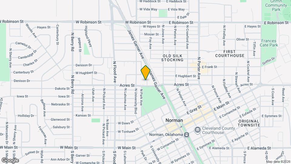 131 W Acres St, Unit B Map and Location Details