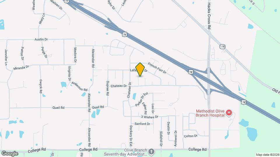 4596 Fontaine Pl Map and Location Details